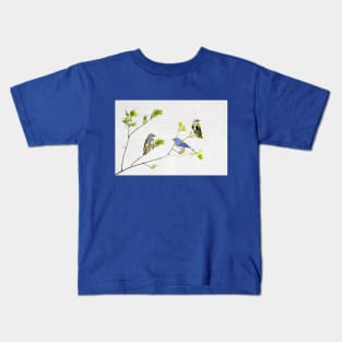 Spring Warbler Birds Kids T-Shirt